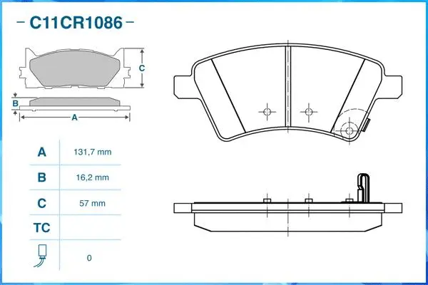 Brake Pad Set, disc brake