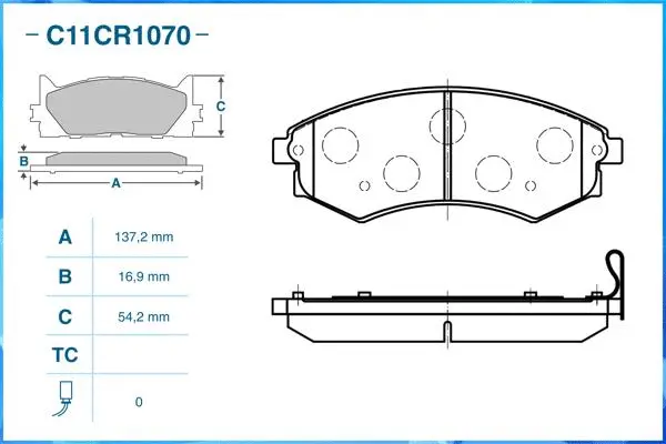 Brake Pad Set, disc brake