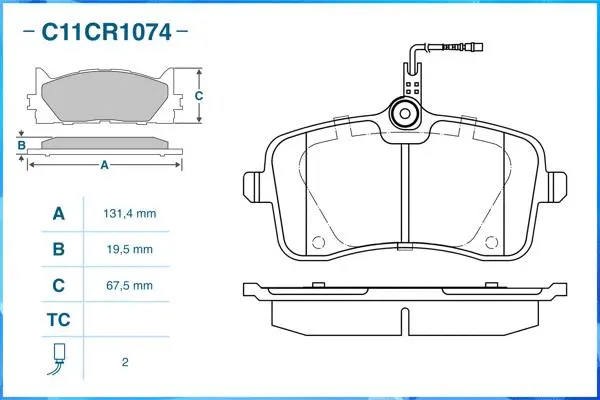 Brake Pad Set, disc brake