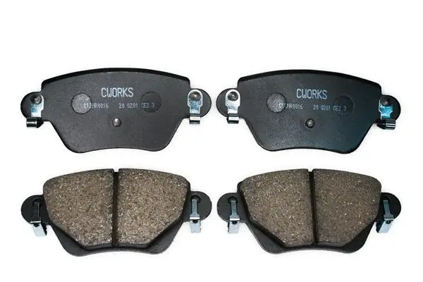 Brake Pad Set, disc brake (C12NR0016)