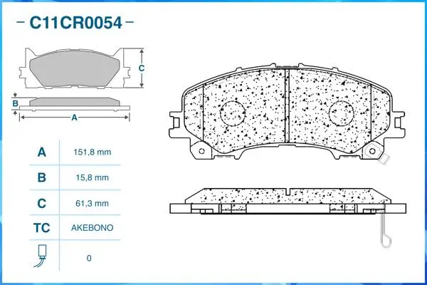 Brake Pad Set, disc brake