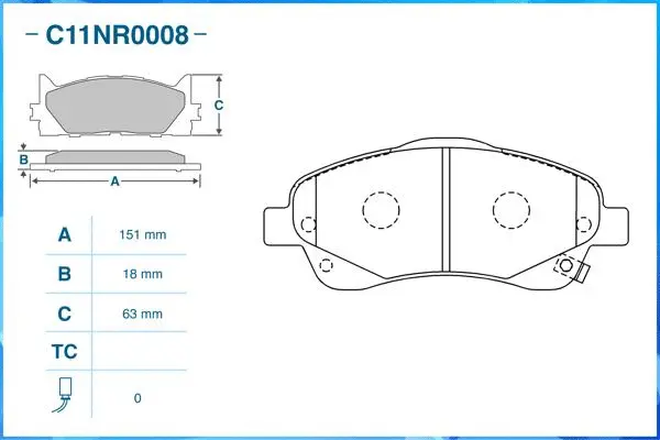Brake Pad Set, disc brake