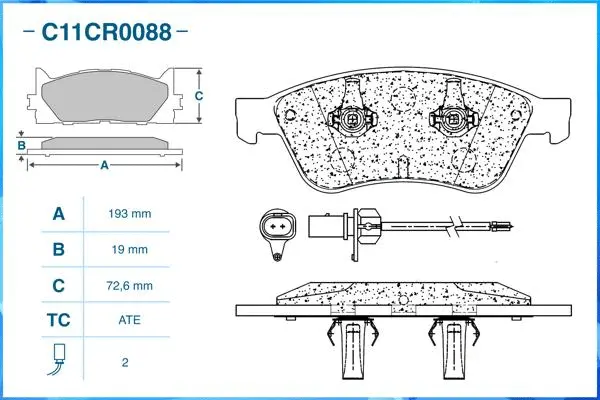Brake Pad Set, disc brake
