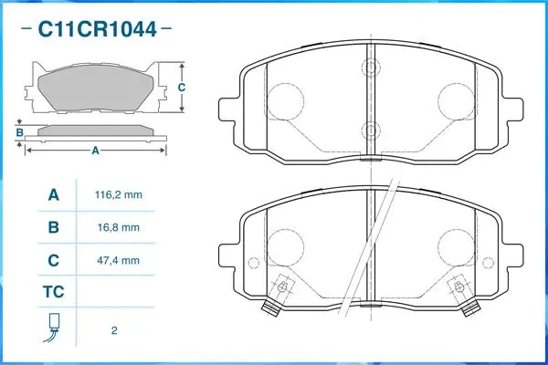 Brake Pad Set, disc brake