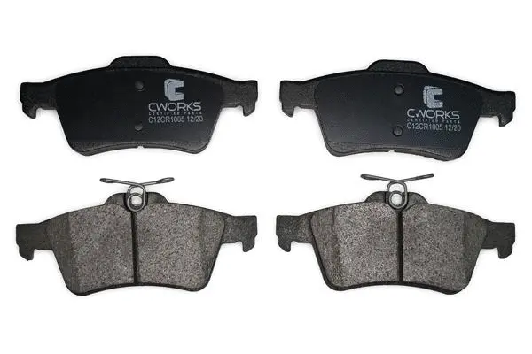 Brake Pad Set, disc brake (C12CR1005)