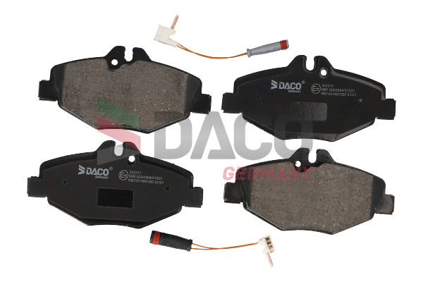 Brake Pad Set, disc brake (322317)