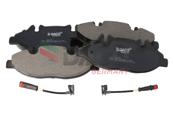 Brake Pad Set, disc brake (323351)
