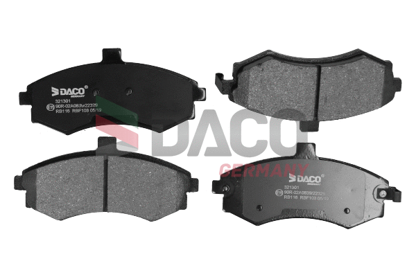 Brake Pad Set, disc brake (321301)