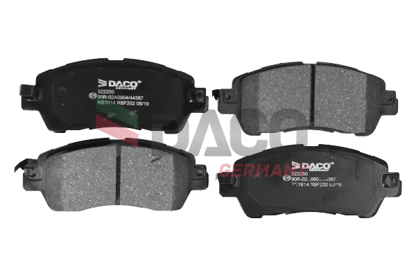 Brake Pad Set, disc brake (322250)