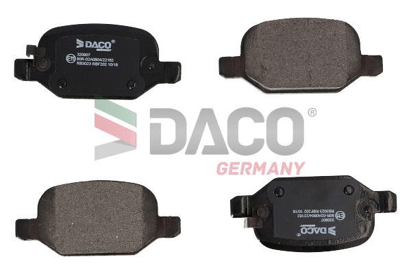 Brake Pad Set, disc brake (320907)