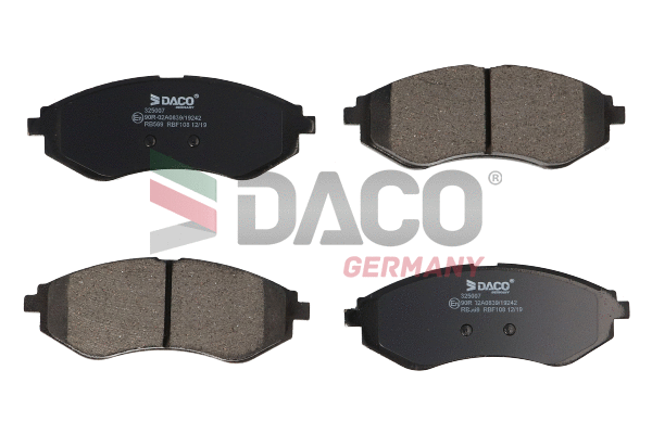 Brake Pad Set, disc brake (325007)