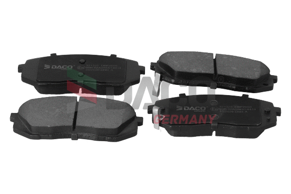 Brake Pad Set, disc brake (321325)