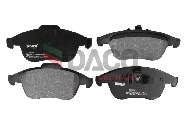 Brake Pad Set, disc brake (323034)