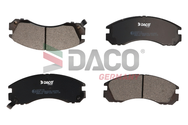 Brake Pad Set, disc brake (323018)