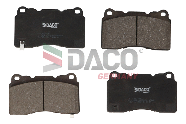 Brake Pad Set, disc brake (322705)