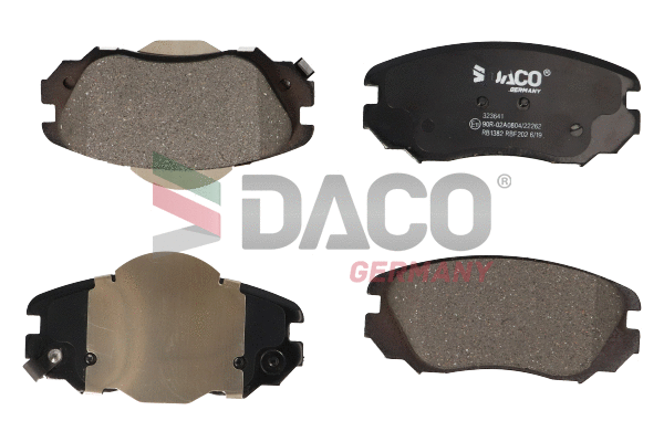 Brake Pad Set, disc brake (323641)