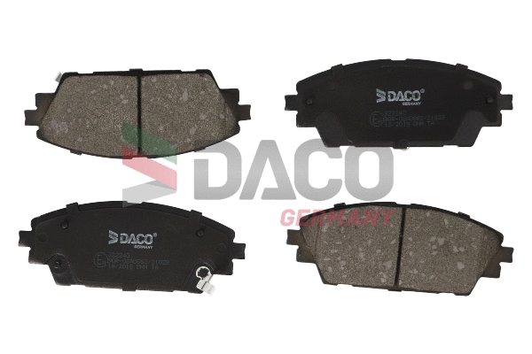 Brake Pad Set, disc brake (322240)