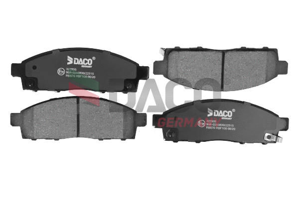 Brake Pad Set, disc brake (322505)