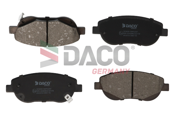 Brake Pad Set, disc brake (323939)