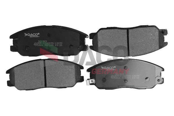 Brake Pad Set, disc brake (321305)