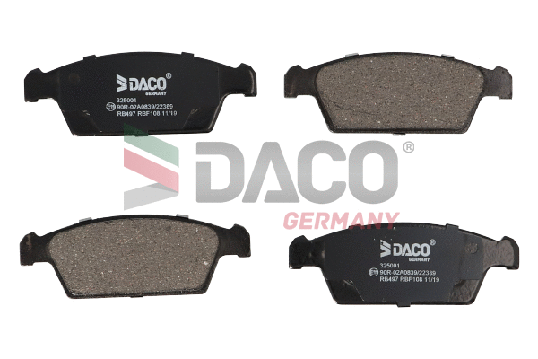 Brake Pad Set, disc brake (325001)