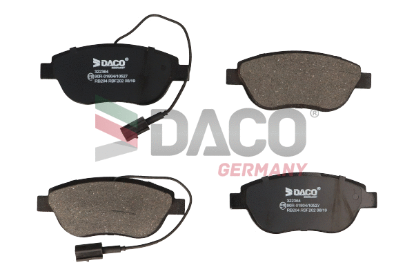Brake Pad Set, disc brake (322364)