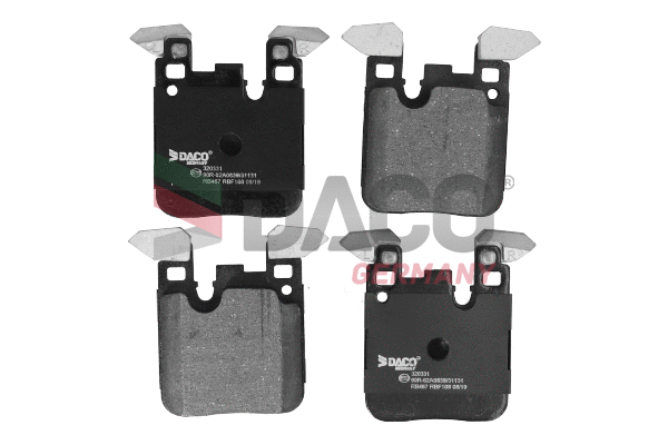 Brake Pad Set, disc brake (320331)