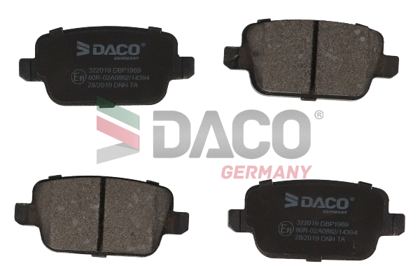 Brake Pad Set, disc brake (322019)