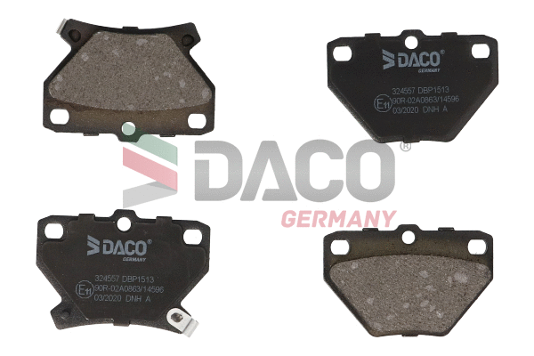 Brake Pad Set, disc brake (324557)