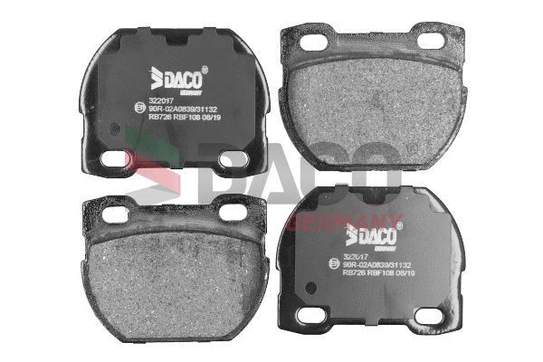 Brake Pad Set, disc brake (322017)