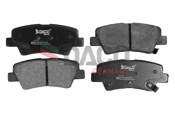 Brake Pad Set, disc brake (321327)