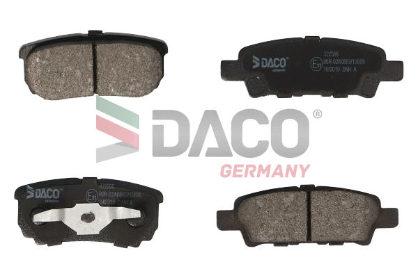 Brake Pad Set, disc brake (322506)
