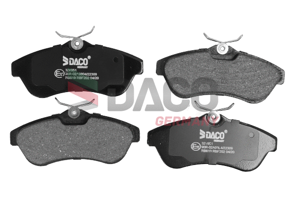 Brake Pad Set, disc brake (321951)