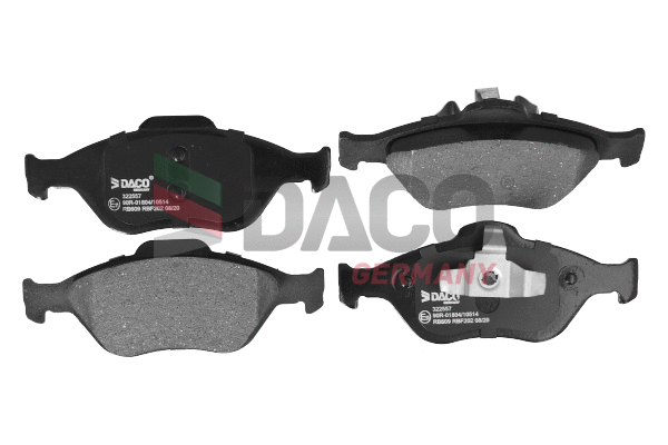 Brake Pad Set, disc brake (322557)