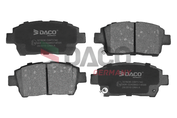 Brake Pad Set, disc brake (323936)