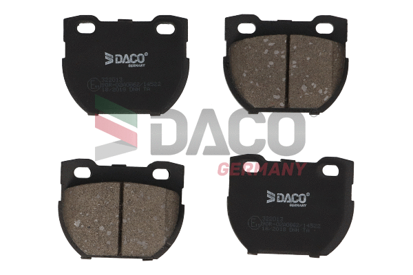 Brake Pad Set, disc brake (322013)