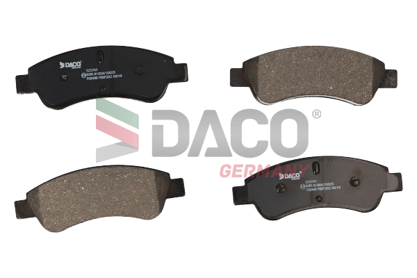 Brake Pad Set, disc brake (323741)
