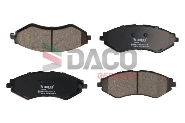 Brake Pad Set, disc brake (325008)