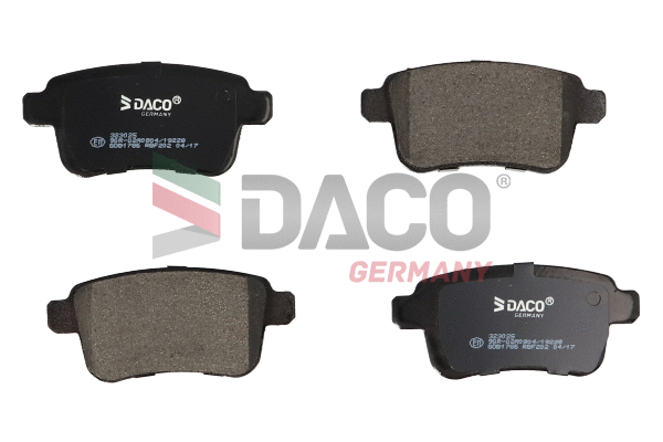 Brake Pad Set, disc brake (323025)
