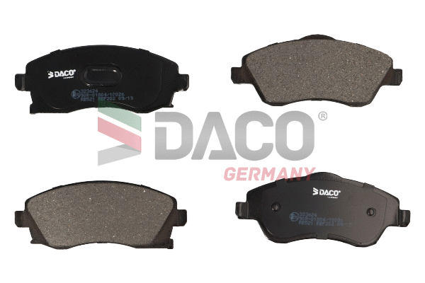 Brake Pad Set, disc brake (323624)
