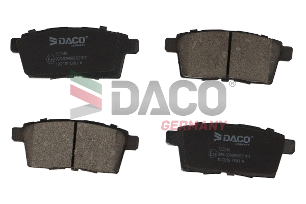 Brake Pad Set, disc brake (322246)