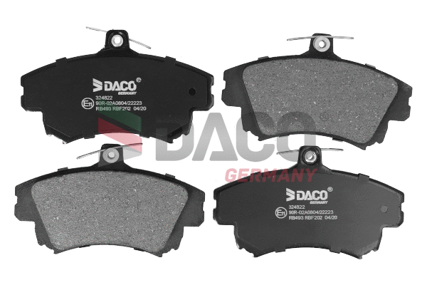 Brake Pad Set, disc brake (324822)