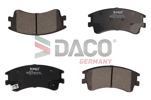 Brake Pad Set, disc brake (323240)