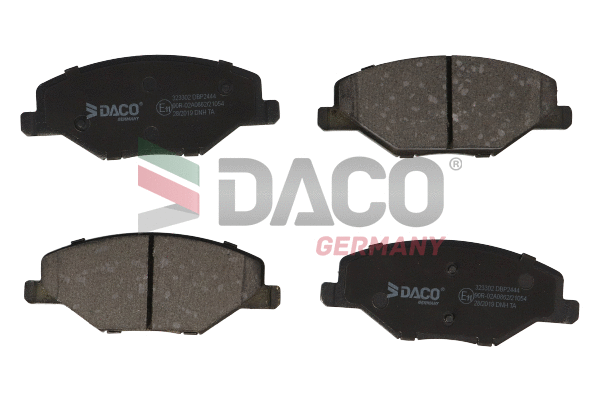 Brake Pad Set, disc brake (323302)