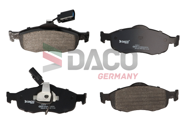 Brake Pad Set, disc brake (322519)