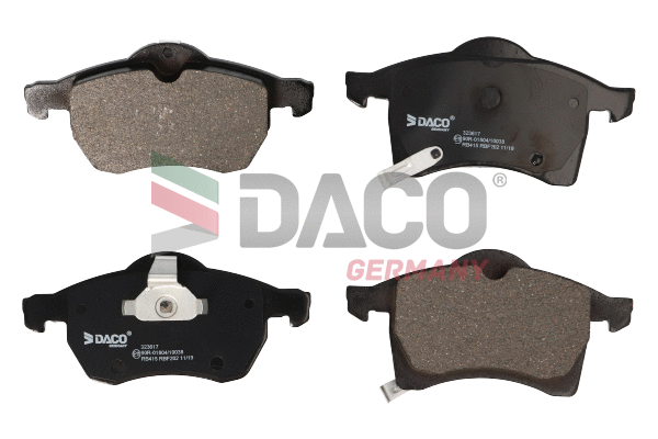Brake Pad Set, disc brake (323617)