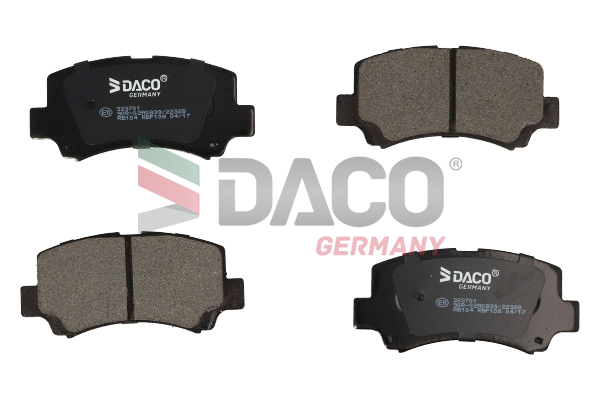 Brake Pad Set, disc brake (323701)