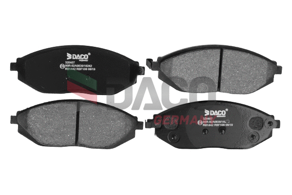 Brake Pad Set, disc brake (320407)