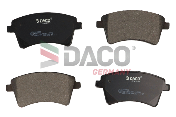 Brake Pad Set, disc brake (323008)