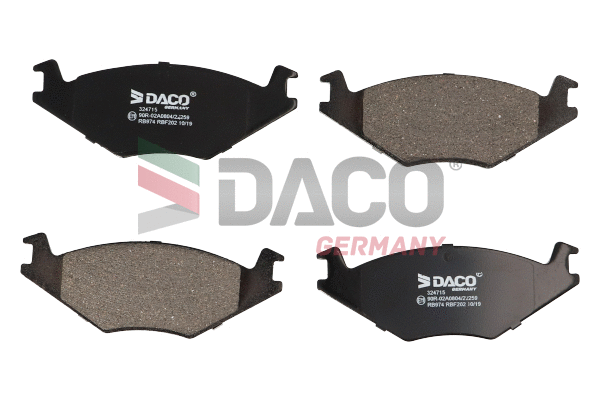 Brake Pad Set, disc brake (324715)